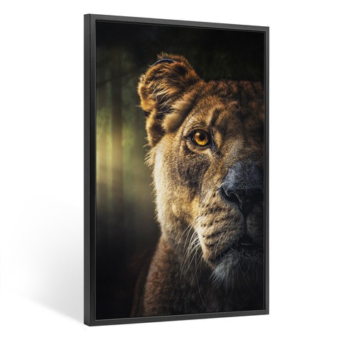 Wandbild leinwand mit rahmen - leinwand,