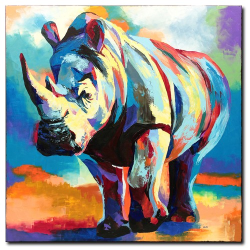 Acryl bild gemälde modern - bild,