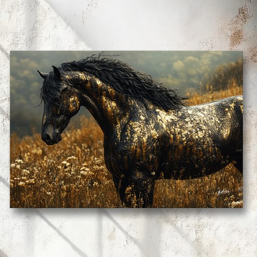 Leinwand bilder pferde tiere - pferde,