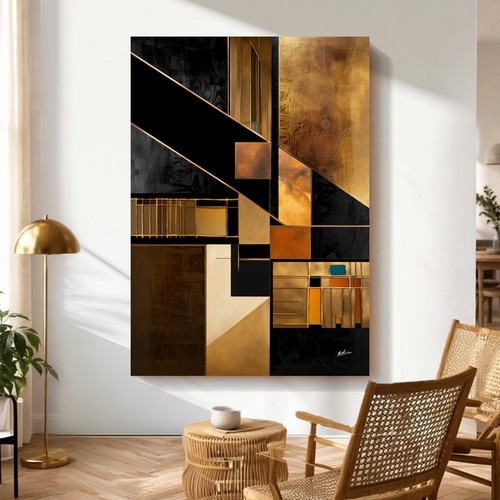 Leinwand bild abstrakt schwarz - bild,