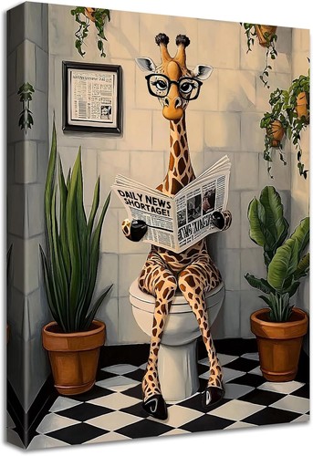 Giraffe leinwand bilder - leinwand,