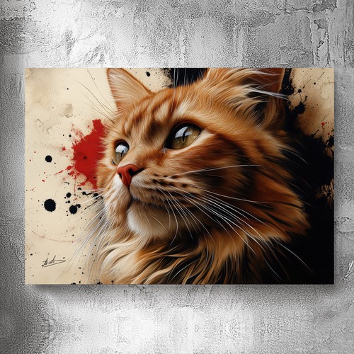Leinwand bilder katzen tiere - bilder,