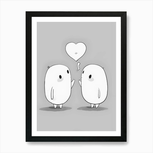 Niedliche tiere kunstdruck - tiere,