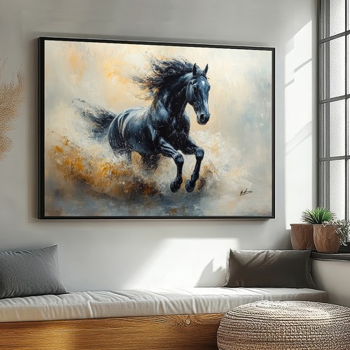 Leinwand bilder pferde tiere - leinwand,