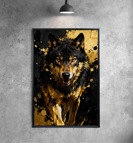 Wolf gold bild tier - bild,,