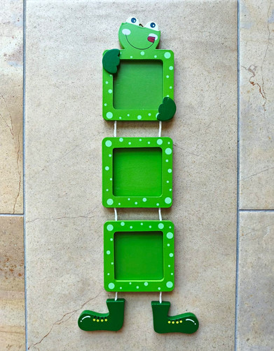 Kinder bilderrahmen frosch 3 - kinder,